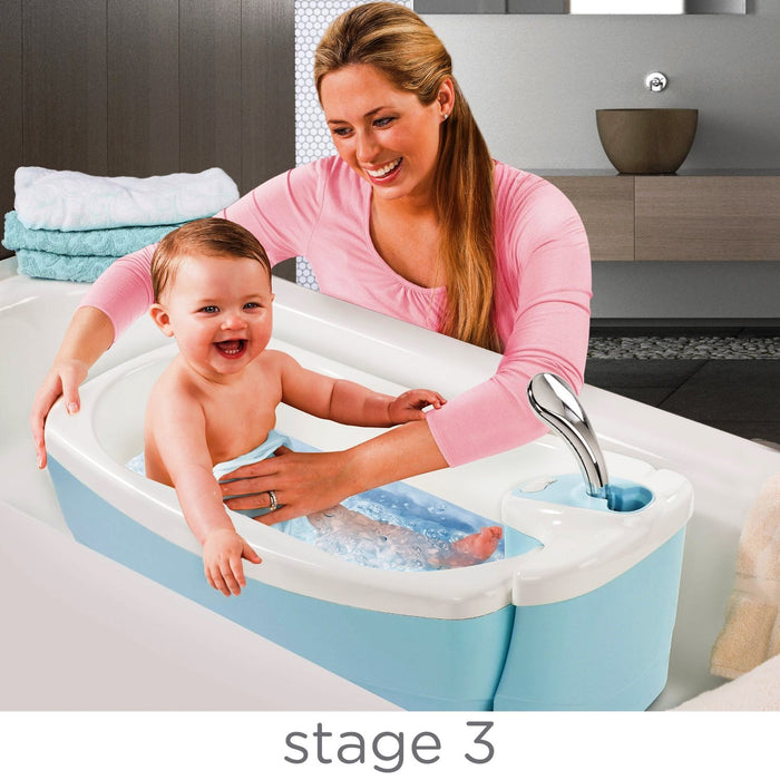 Summer Infant Lil' Luxuries Whirlpool, Bubbling Spa and Shower - Blue