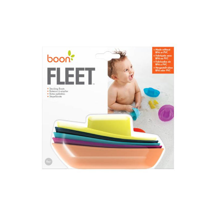 Boon - Fleet Stacking Boats Bath Toy