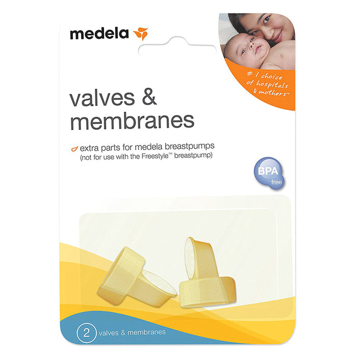 Medela - Spare Valves & Membranes 2 Sets - Yellow