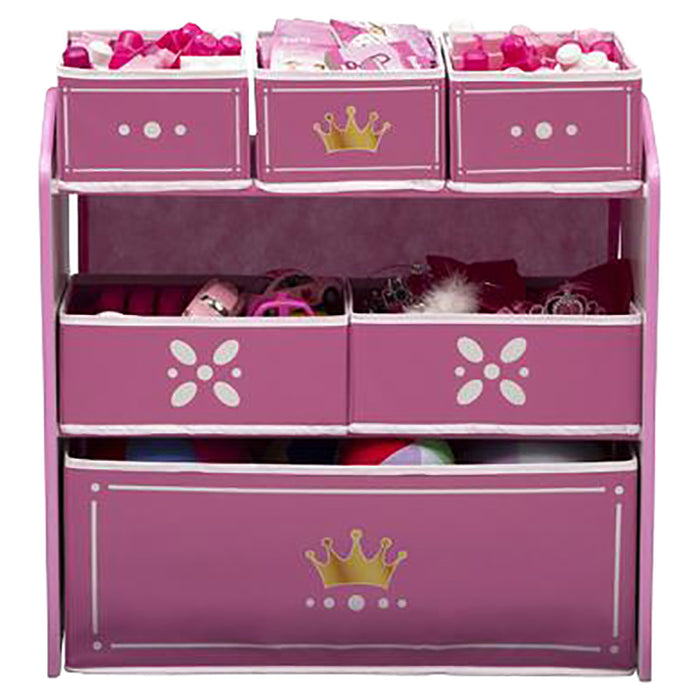 Delta Children Princess Crown Multi-Bin Toy Organizer