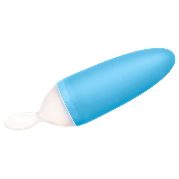 Boon -Squirt Silicone Baby Food Dispensing Spoon,Blue