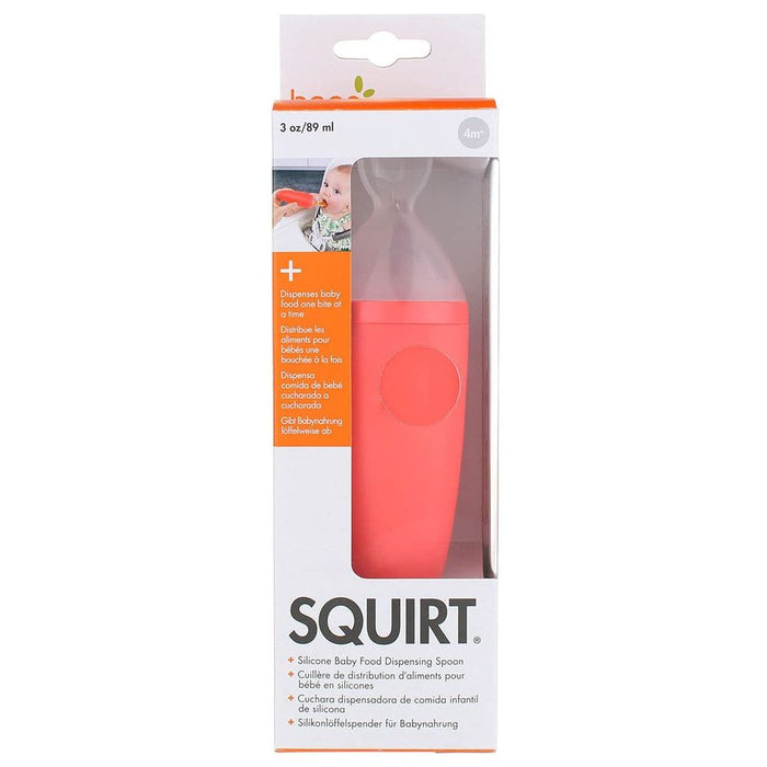Squirt Silicone Baby Food Dispensing Spoon,Pink