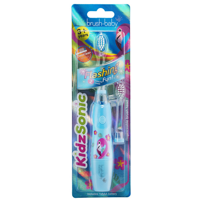 Brush Baby - New Kidzsonic Flamingo Electric Toothbrush