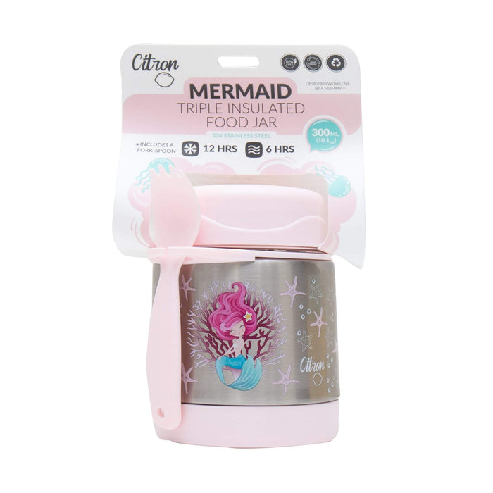 Mermaid Food Jar-Triple insulated-300ML