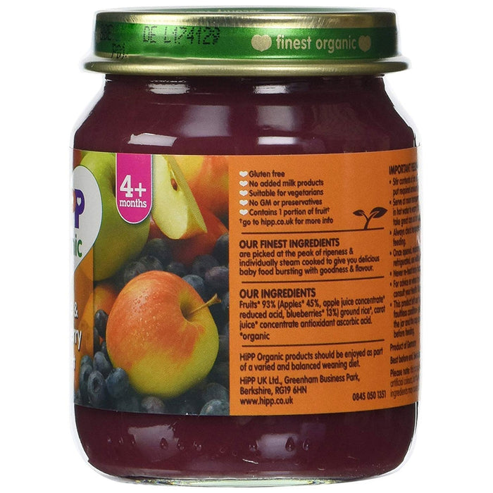 HiPP Organic Apple & Blueberry Desert (125 grams)