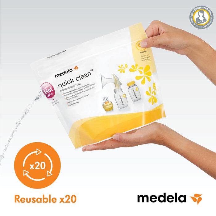 Medela Quick Clean Microwave Bags (5-pc)