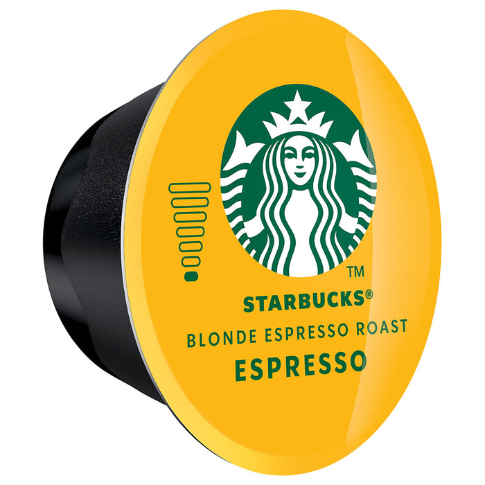 Starbucks Blonde Espresso Roast Coffee Pods Box of 12 66g