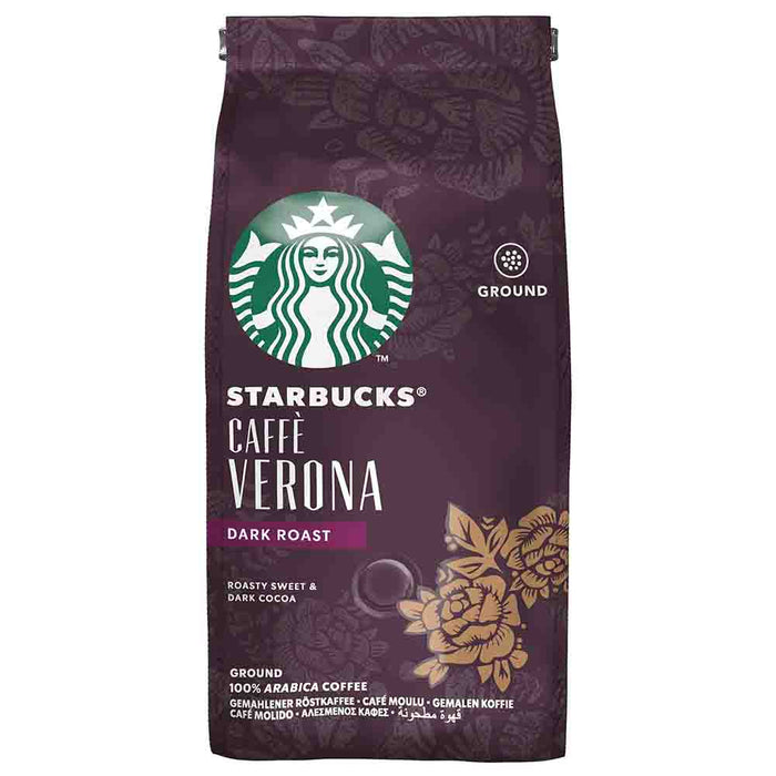 Starbucks - Caffe Verona Dark Roast Ground Coffee Bag 200g