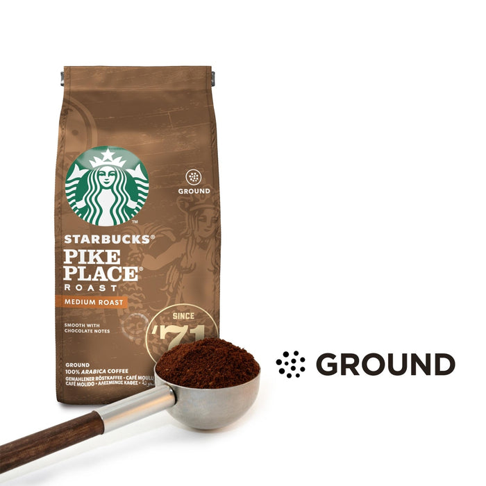 Starbucks - Pike Place Medium Roast Ground Coffee Bag 200g