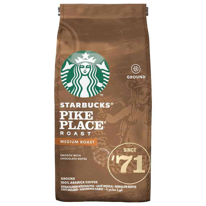 Starbucks - Pike Place Medium Roast Ground Coffee Bag 200g