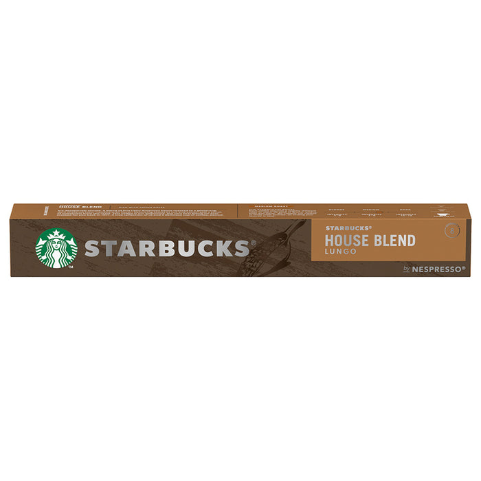Starbucks House Blend Nespresso Coffee Capsules Tube of 10