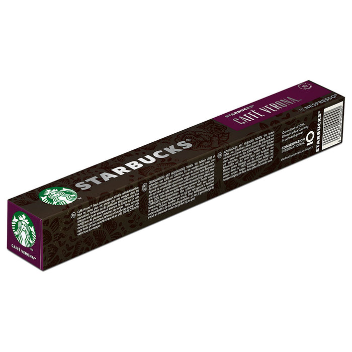 Starbucks Caffe Verona Nespresso Coffee Capsules Tube of 10