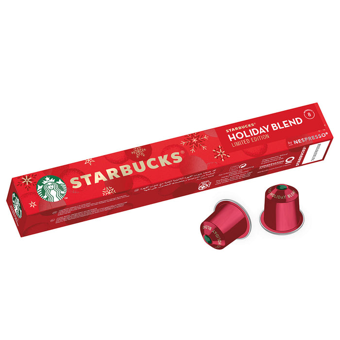 Starbucks - Nespresso Holiday Blend Coffee Capsules 10Pcs