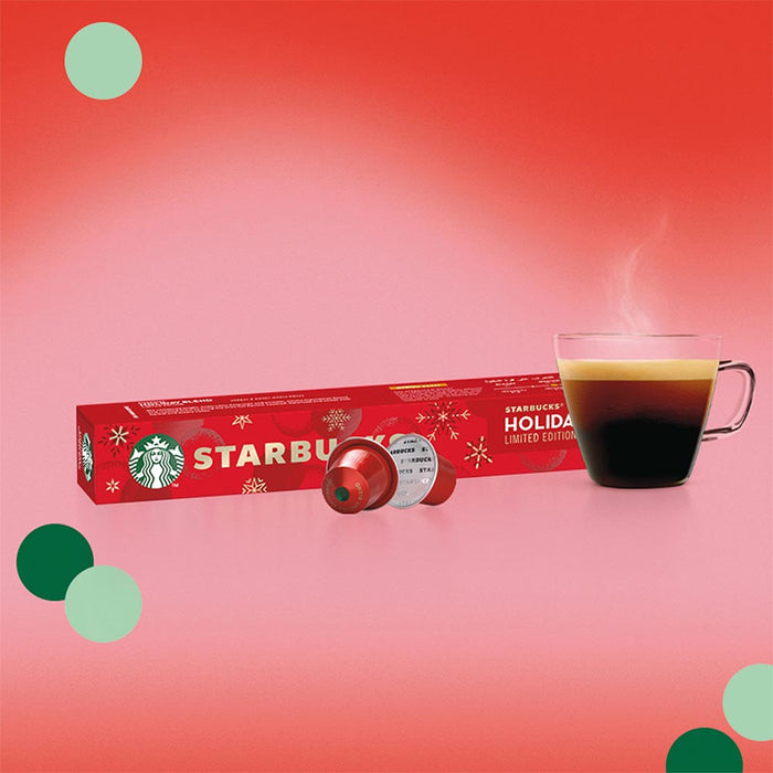 Starbucks - Nespresso Holiday Blend Coffee Capsules 10Pcs