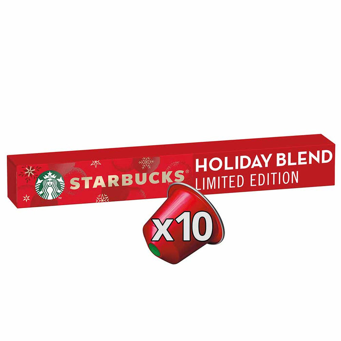 Starbucks - Nespresso Holiday Blend Coffee Capsules 10Pcs