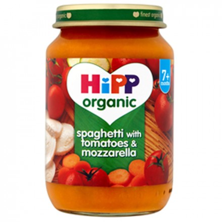 HiPP Organic Spaghetti With Tomatoes & Mozzarella (190 grams)
