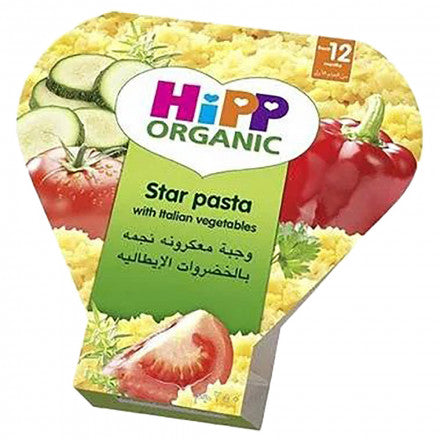 Hipp Organic Star Pasta With Italian Vegetables 250g