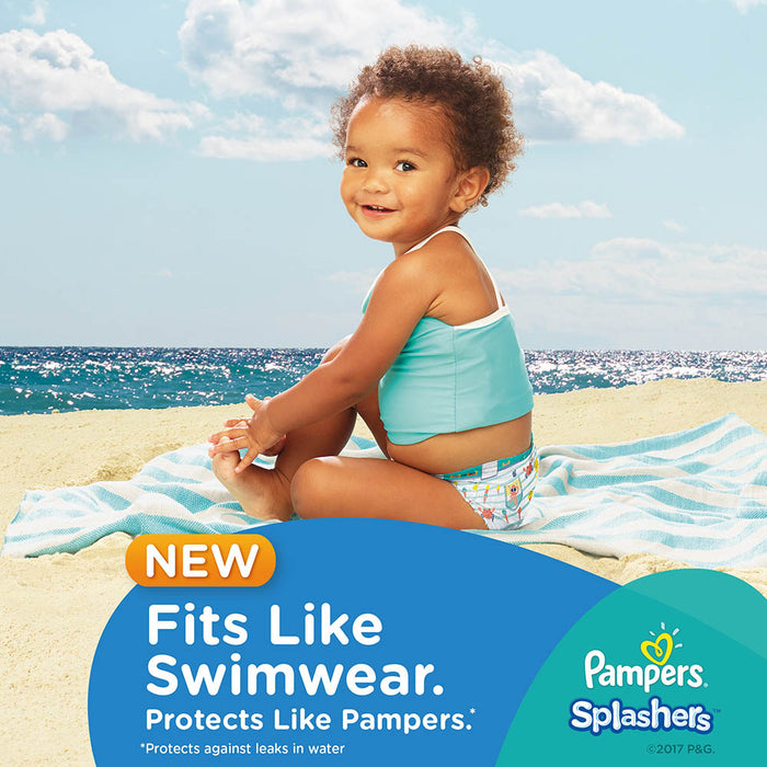 Pampers Splashers Swimming Pants, Size 3-4, 6-11 kg, 12 Count