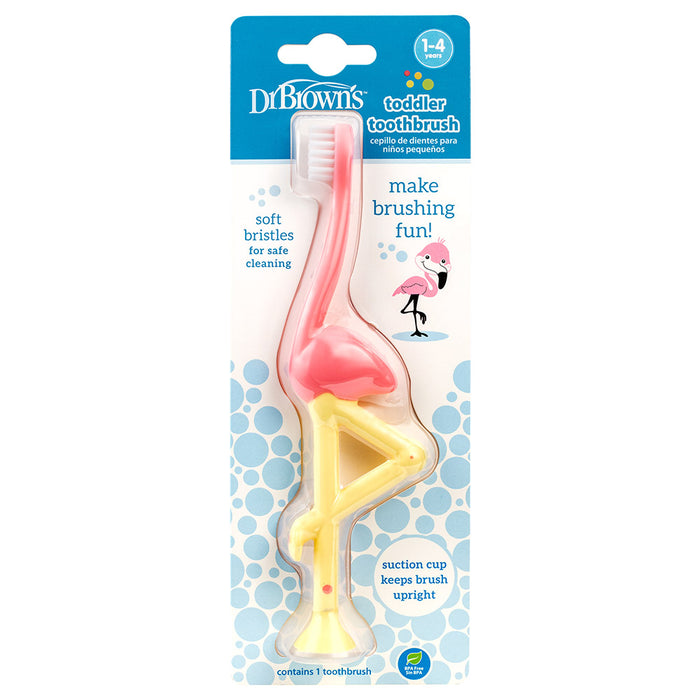 Dr. Browns Flamingo Toddler Toothbrush