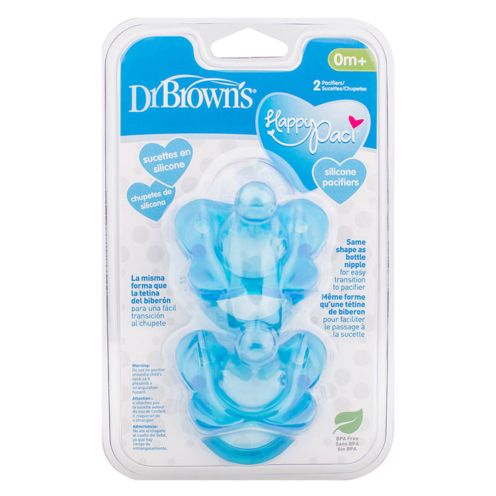 Dr. Browns - One-Piece Pacifier Stage 1 0-6m - Blue
