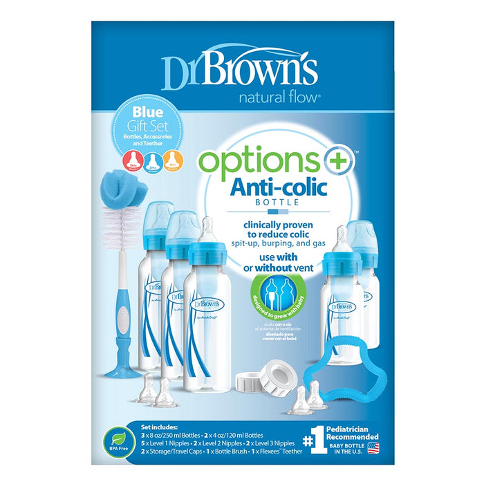 Dr. Browns - PP Options+ Narrow-Neck Bottle BLUE Gift Set