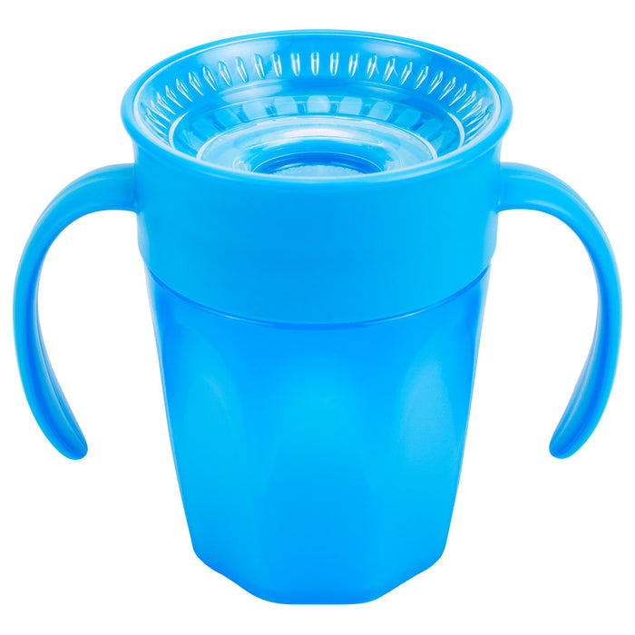 Dr. Browns 200ml Cheers 360 Spoutless Transition Blue Cup