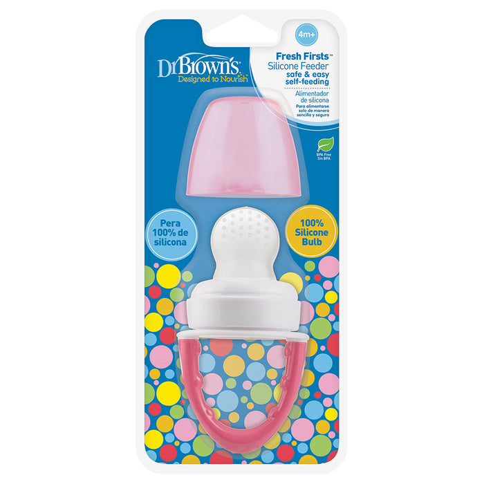 Dr. Browns - Fresh Firsts Silicone Feeder - Pink